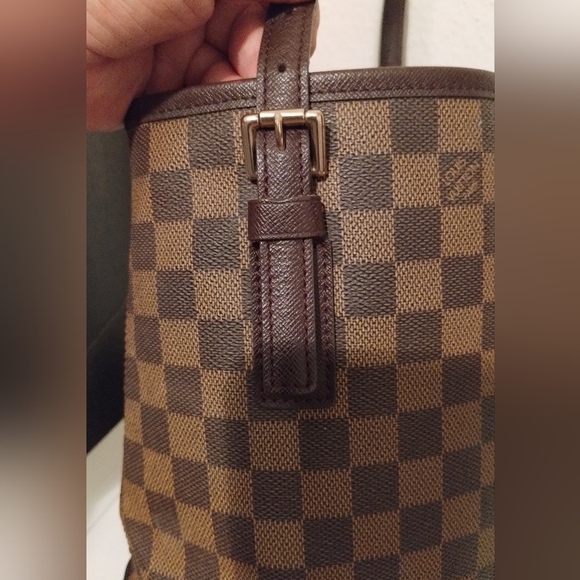 SOLD SOLD SOLD SOLD SOLD Louis Vuitton Damier Ebene Bucket Bag VGUC - Picture 4 of 13